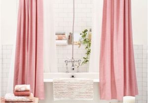 Clawfoot Tub Mat Pink Shower Curtains Contemporary Bathroom Tar