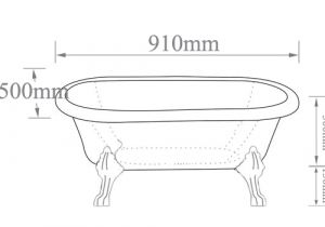 Clawfoot Tub Measurements Small Clawfoot Tub