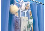 Clawfoot Tub organizer Mesh Shower Rod organizer In Shower Cad S