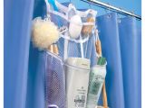 Clawfoot Tub organizer Mesh Shower Rod organizer In Shower Cad S