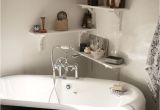 Clawfoot Tub Rack Claw Foot Tub and Shelves In A Corner