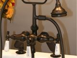 Clawfoot Tub Taps Clawfoot Tub Deckmount Faucet with Hand Held Shower