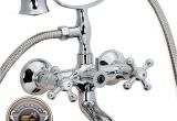 Clawfoot Tub Valve Chrome Vintage Clawfoot Bath Tub Faucet with Handshower
