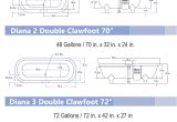 Clawfoot Tub Width Double Ended "duet" Freestanding Bathtubs