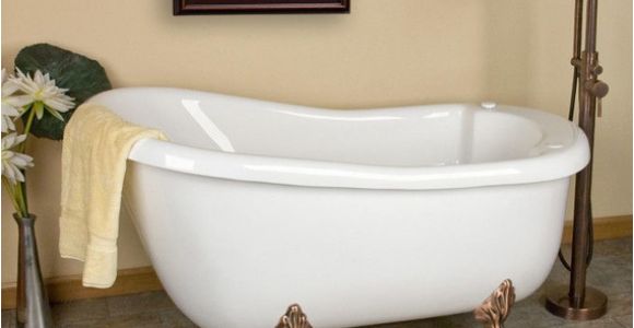 Clawfoot Whirlpool Bathtub Clawfoot Jetted Tub Clawfoot Tub with Air Massage