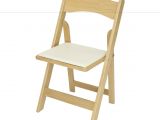 Cloth Covers for Folding Chairs Classic Series Natural Wood Folding Chair with Ivory Vinyl Padded