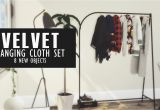 Clothes Hanger Rack Tumblr Velvet Hanging Cloths New Set