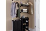 Clothing Drying Rack Walmart Scenic Interior Brown Wooden Wall Mounted Shelves and Silver