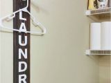 Coat Rack Ideas for Small Spaces Laundry Room Sign Laundry Room organization Clothing Rack Wood