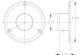 Code Requirements for Floor Receptacles 5 Heavy Duty Floor Ceiling Flange Polished Stainless Steel 2 Od