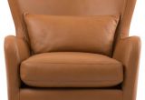 Cognac Leather Accent Chair Polo Cognac Tan Leather Armchair Transitional