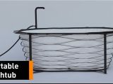 Collapsible Bathtub for Adults now You Can Shower On the Go with This Foldable Bathtub Youtube