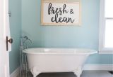 Colored Bathtubs Fixer Upper Bathroom before and afters Fixer Upper Style Bathroom