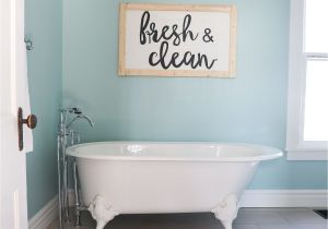 Colored Bathtubs Fixer Upper Bathroom before and afters Fixer Upper Style Bathroom