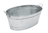Colored Bathtubs for Sale Galvanized Natural Color Oval Ice Bucket Metal Party Tub