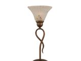 Colored Light Bulbs Lowes Shop 13 25 In Bronze Electrical Outlet 3 Way Switch Table Lamp with