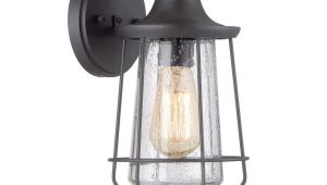 Colored Light Bulbs Lowes Shop Portfolio Valdara 11 5 In H Black Outdoor Wall Light at Lowes Com