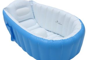 Compact Baby Bathtub Baby Kids toddler Inflatable Bathtub Newborn Thick Bath