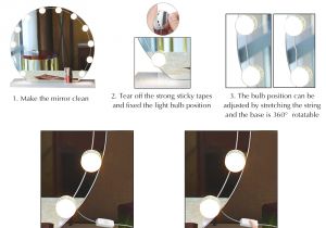 Conair Makeup Mirror Light Bulb Makeup Mirror Vanity Led Light Bulbs Kit Usb Charging Port Cosmetic