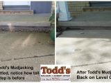 Concrete Floor Anchors Mudjacking Lifts Sunken Concrete the Average Mudjacking Job Only