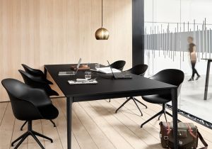 Conference Table and Chairs Set Office Modern Conference Room Design Modern Black Big Table torino