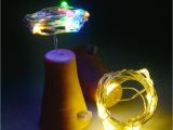 Construction Light String Cork Shaped String Lights Led Night Light Battery Powered Wine