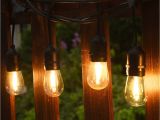Construction Light String Tanbaby Waterproof Commercial Grade String Lights Outdoor 10m with