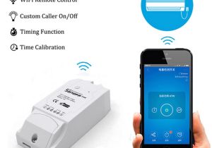 Control Lights with iPhone Authentic sonoff Pow Smart Wifi Switch Controller with Real Time