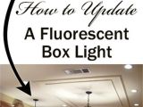 Convert Recessed Light to Flush Mount Removing A Fluorescent Kitchen Light Box Remodel Pinterest