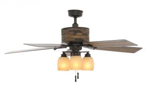 Copper Ceiling Fan with Light Hampton Bay Ellijay 52 In Indoor Outdoor Natural Iron Ceiling Fan