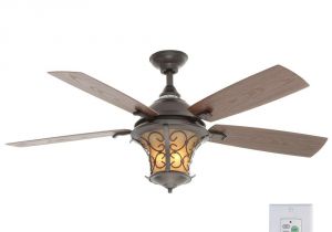 Copper Ceiling Fan with Light Hampton Bay Veranda Ii 52 In Indoor Outdoor Natural Iron Ceiling