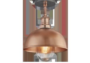 Copper Flush Mount Light Brooklyn Outdoor Dome Flush Mount Lights 8 Inch Copper Vintage