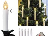 Cordless Christmas Lights 10pcs Christmas Tree Decoration Wireless Led Candles 12 Colors