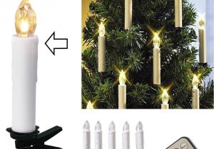 Cordless Christmas Lights 10pcs Christmas Tree Decoration Wireless Led Candles 12 Colors