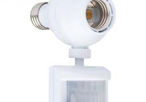 Cordless Lamps Home Depot Westek Outdoor Motion Sensing Light Control White Omlc165bc the