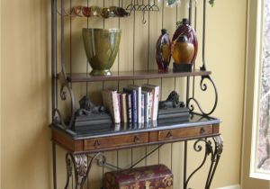 Corner Bakers Rack with Storage Bakers Rack Decorating Idea Home Stuff Pinterest Bakers Rack