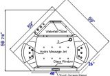 Corner Bathtubs Sizes Eago Am156jdtsz Whirlpool Bathtub Ariel Platinum