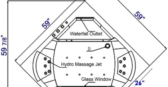 Corner Bathtubs Sizes Eago Am156jdtsz Whirlpool Bathtub Ariel Platinum