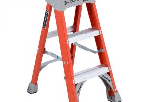 Cort Furniture Louisville Louisville Ladder 3 Ft Fiberglass Step Ladder with 300 Lbs Load