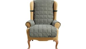Cost Plus World Market Chair Covers Amazon Com Sure Fit soft Suede Waterproof Wing Chair Slipcover