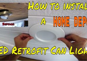 Costco Led Recessed Lights Diy How to Install Home Depot Led Retrofit Can Light Kit How to