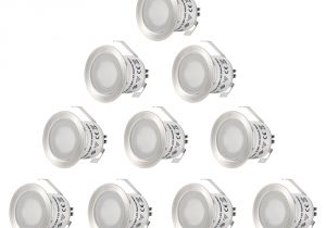 Costco Led Recessed Lights Dropshipping for 0 6w 12v 10pcs Multifunctional 3000k 50lm Recessed