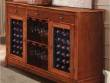 Costco Wine Racks Stainless Steel the sommelier S Dual Temperature Wine Credenza Hammacher Schlemmer