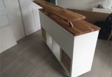 Counter Height Bench Ikea Ikea Hack Kitchen island Breakfast Bar Kallax On Heavy Duty
