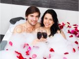 Couples Bathtubs Young Couple In Bathroom Taking Bath to Her