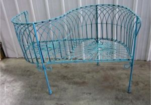 Courting Bench Wrought Iron French Courting Bench Metal Seating