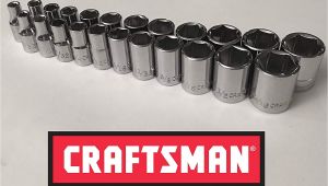 Craftsman 1/4 socket Rack Craftsman 23 Piece 1 4 Drive 6 Point socket Set Amazon Com