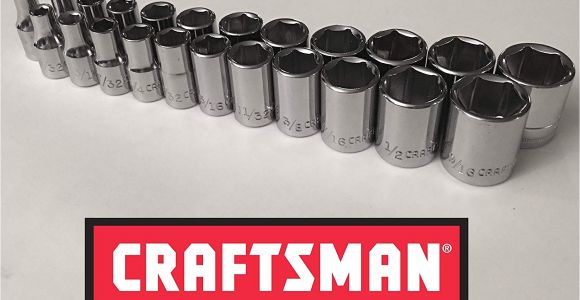 Craftsman 1/4 socket Rack Craftsman 23 Piece 1 4 Drive 6 Point socket Set Amazon Com