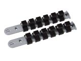 Craftsman socket Rack Clips Silverline socket Storage Rail Set 2pce 3 8 socket Wrenches