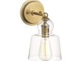 Crate and Barrel Light Fixtures Lander Brass Sconce